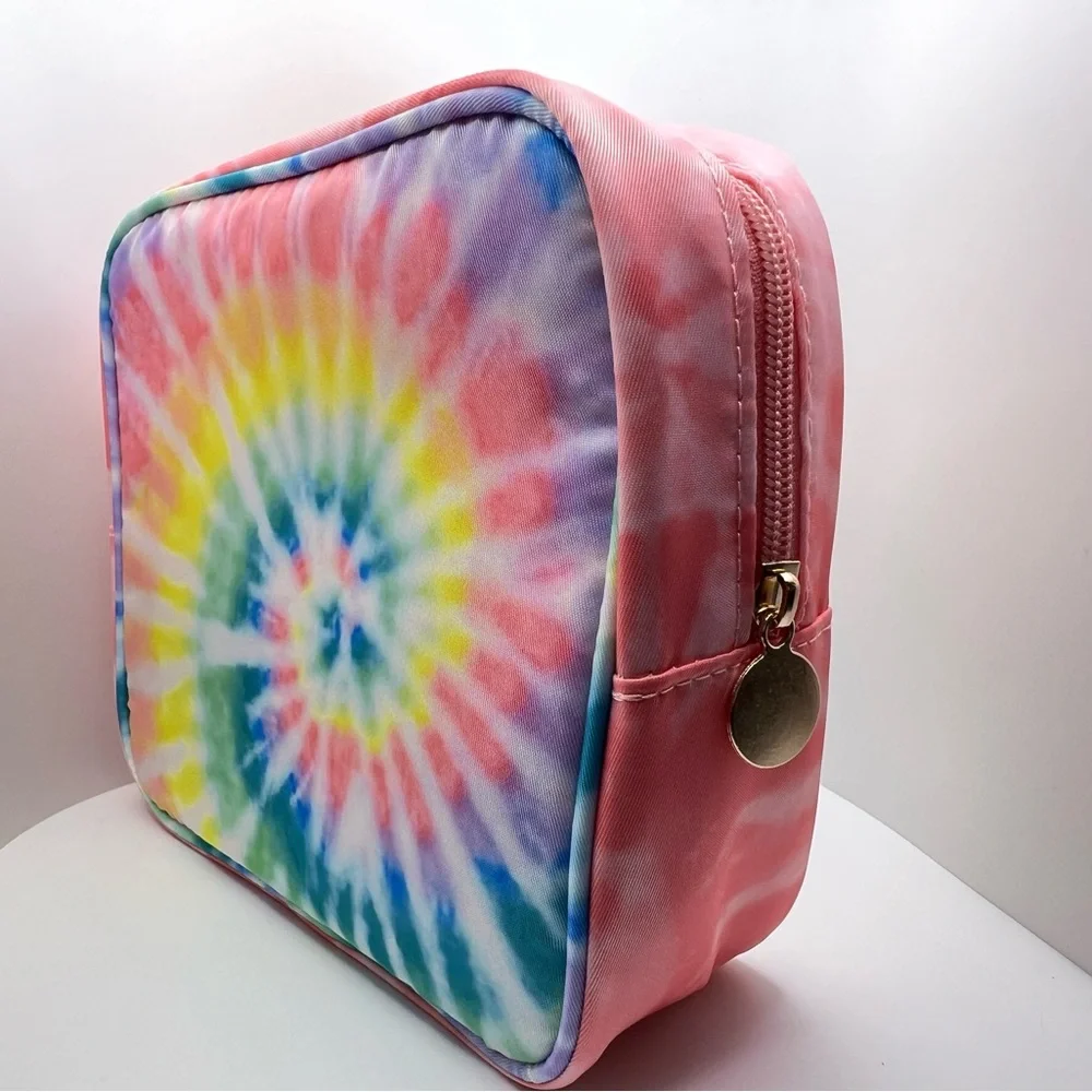 $14 🌸 Ulta Beauty Rainbow TieDye Travel Makeup Beauty Case ~ NEW